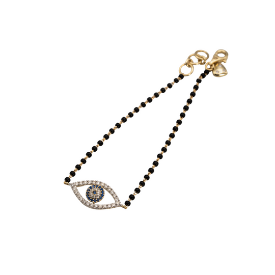 ALL SEEING EYE 14 KARAT YELLOW GOLD BRACELET