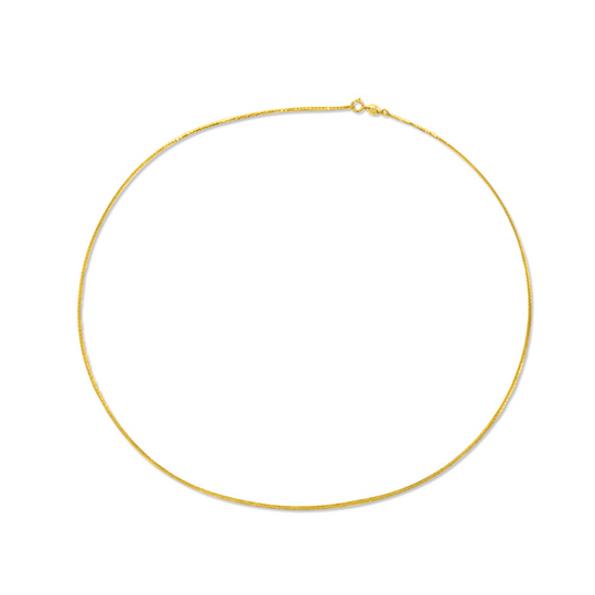 18 KARAT YELLOW GOLD BOX CHAIN
