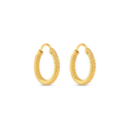 22 KARAT GOLD SLEEPER HOOPS