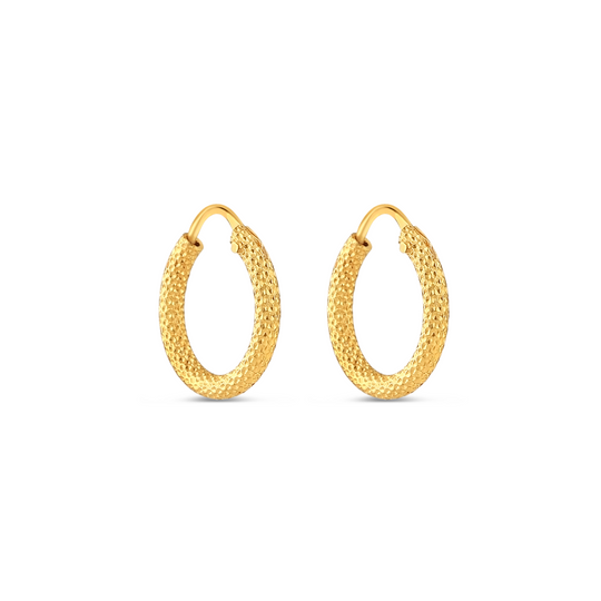 22 KARAT GOLD SLEEPER HOOPS