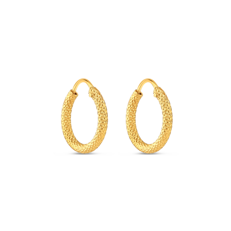 22 KARAT GOLD SLEEPER HOOPS