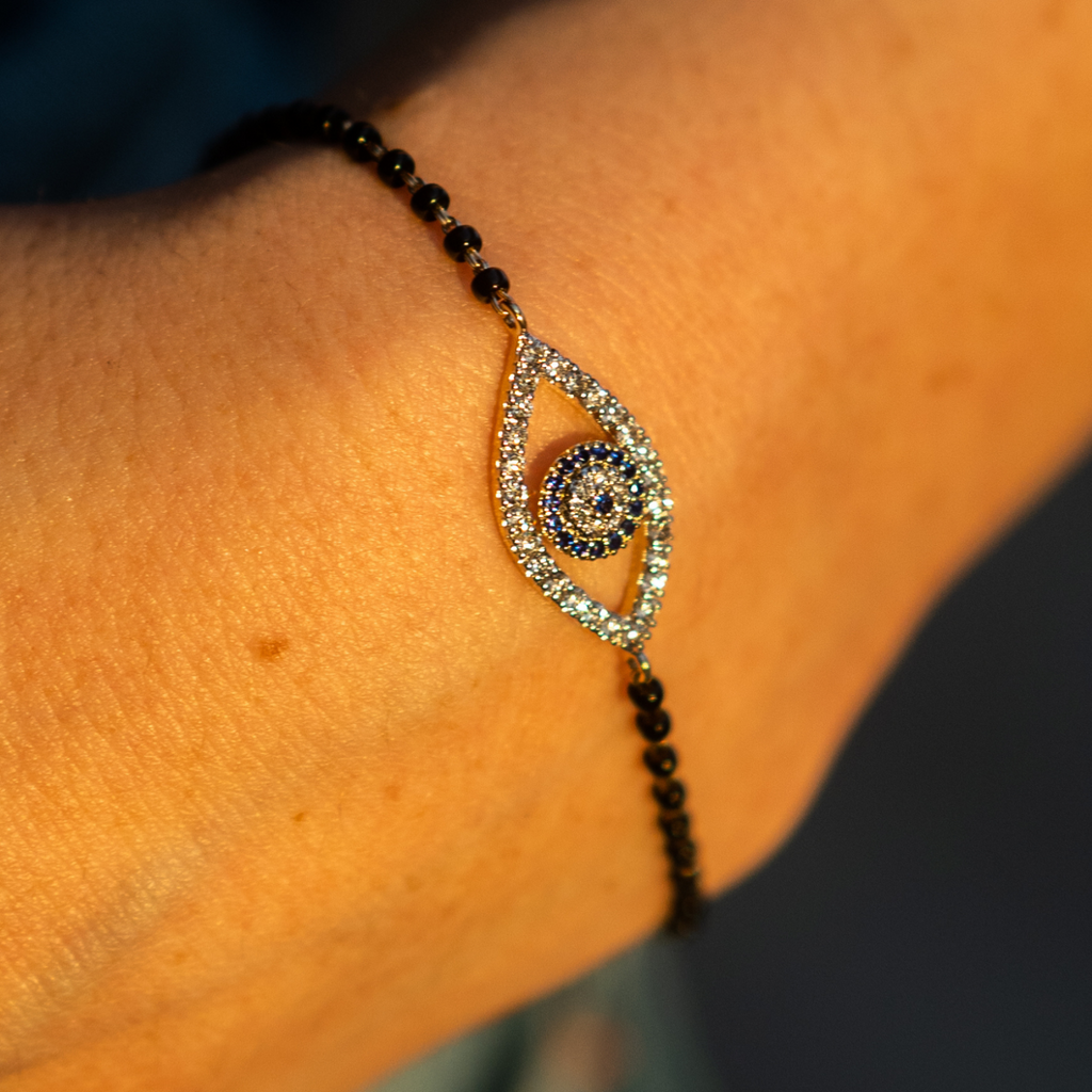 ALL SEEING EYE 14 KARAT YELLOW GOLD BRACELET